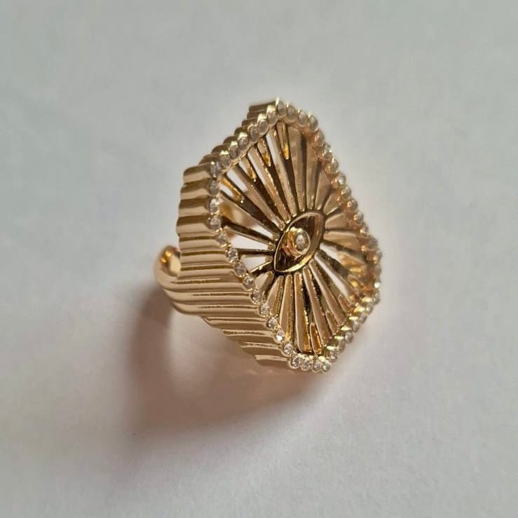 Bague "Œil Rétro" - AlbertineAndTheSun
