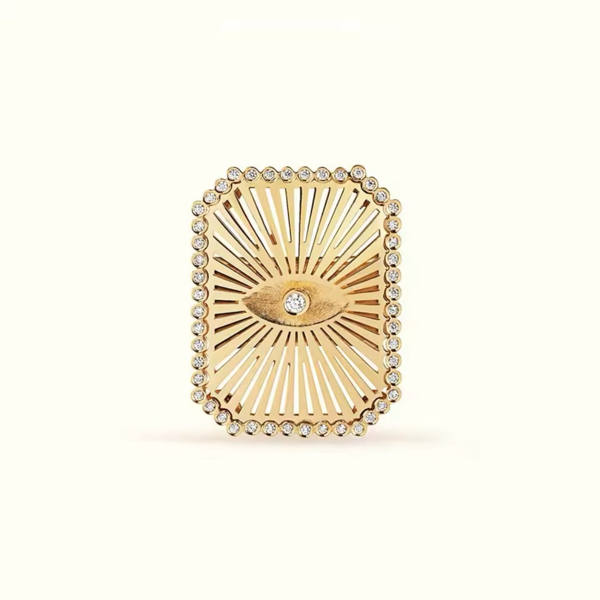 Bague "Œil Rétro" - AlbertineAndTheSun