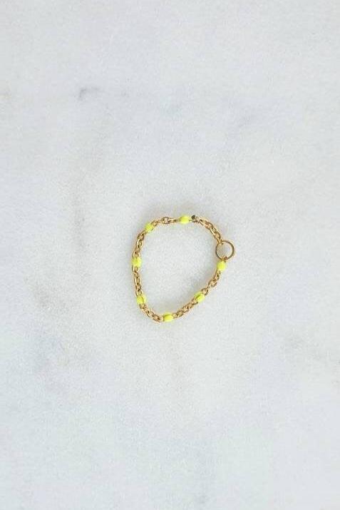 Bague Perles Colorées - AlbertineAndTheSun