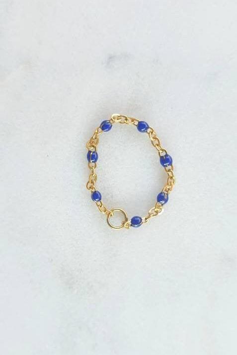 Bague Perles Colorées - AlbertineAndTheSun