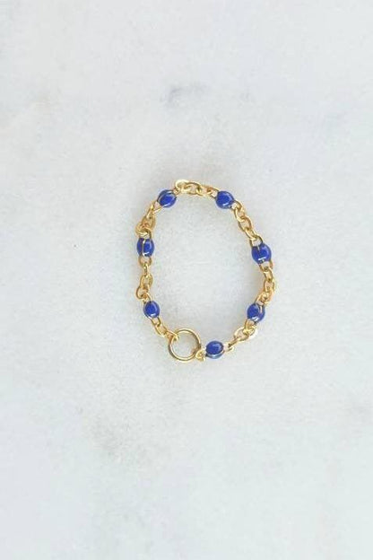 Bague Perles Colorées - AlbertineAndTheSun