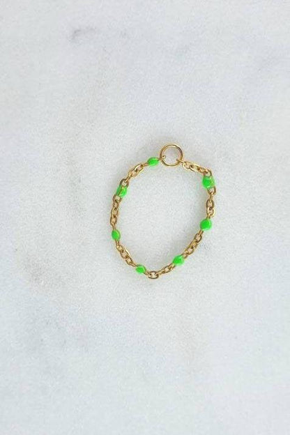 Bague Perles Colorées - AlbertineAndTheSun