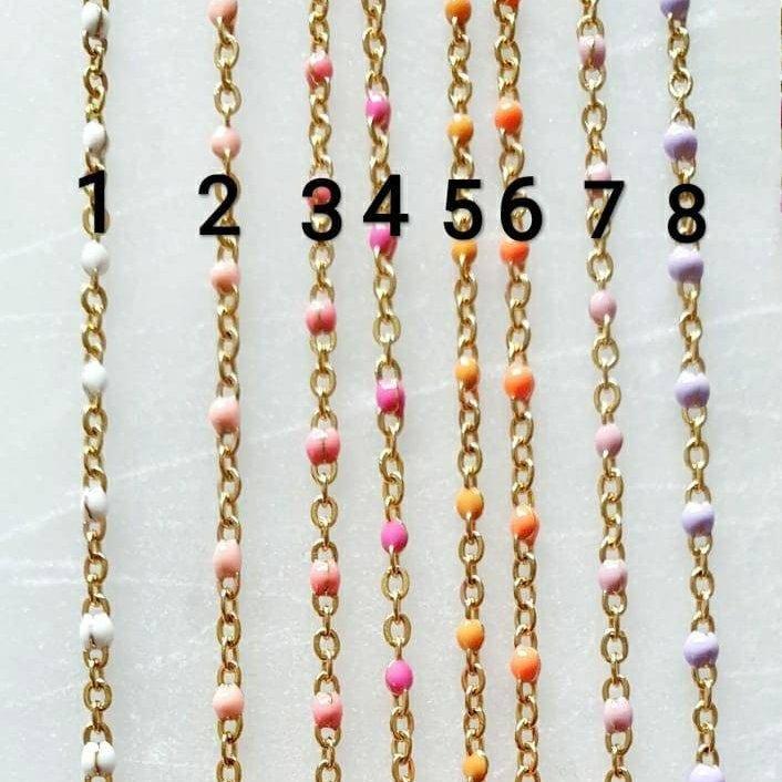 Bracelet "Perles de Résine" - Personnalisable - AlbertineAndTheSun