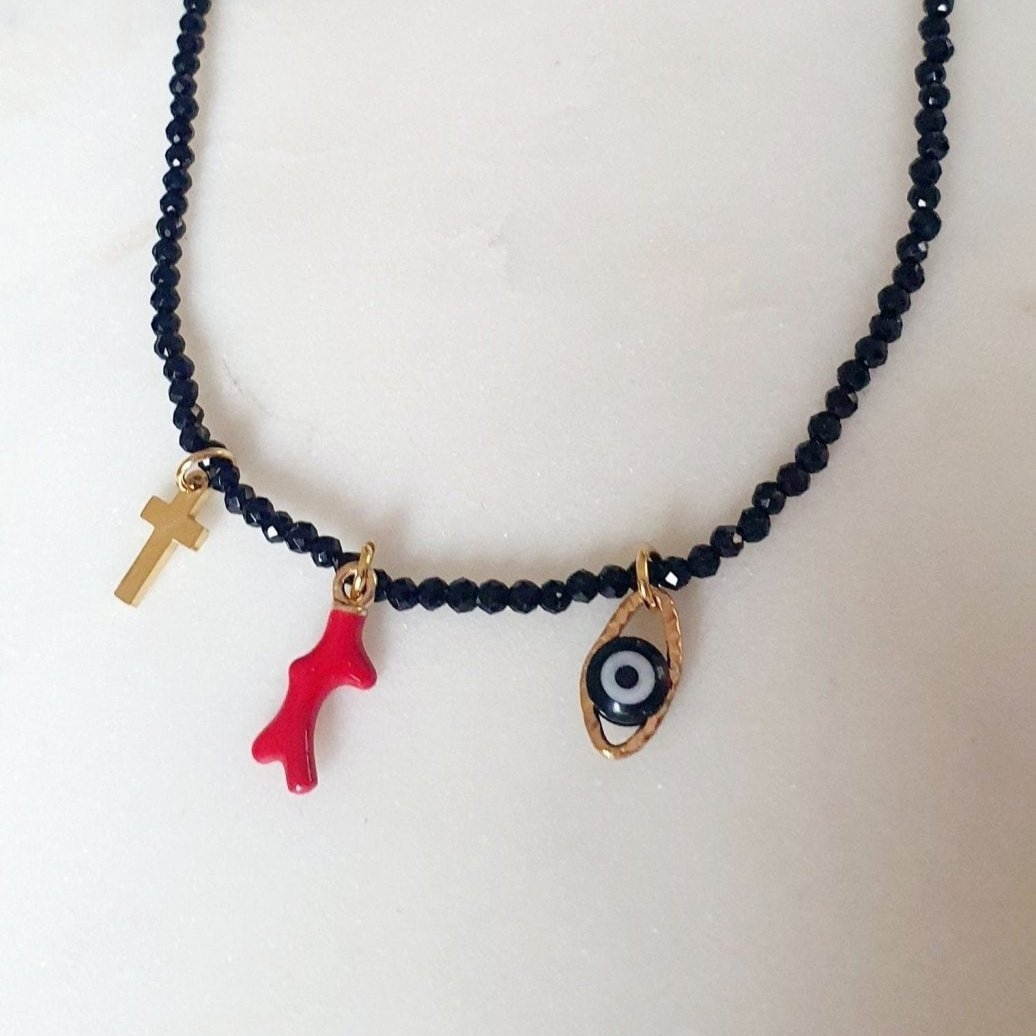 Collier "Cristal et Grigris" - AlbertineAndTheSun