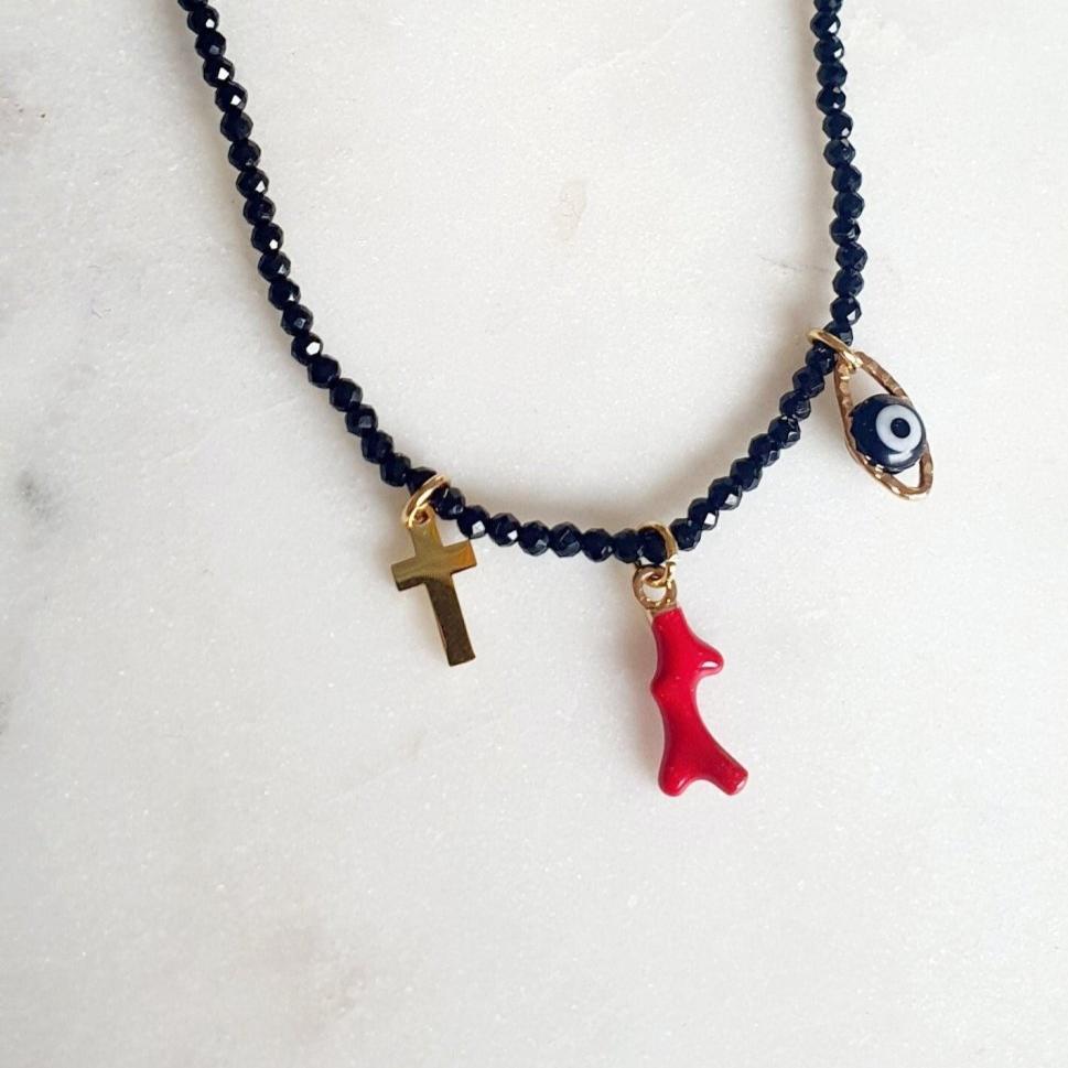 Collier "Cristal et Grigris" - AlbertineAndTheSun