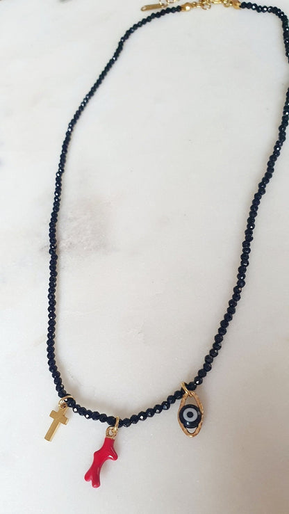 Collier "Cristal et Grigris" - AlbertineAndTheSun