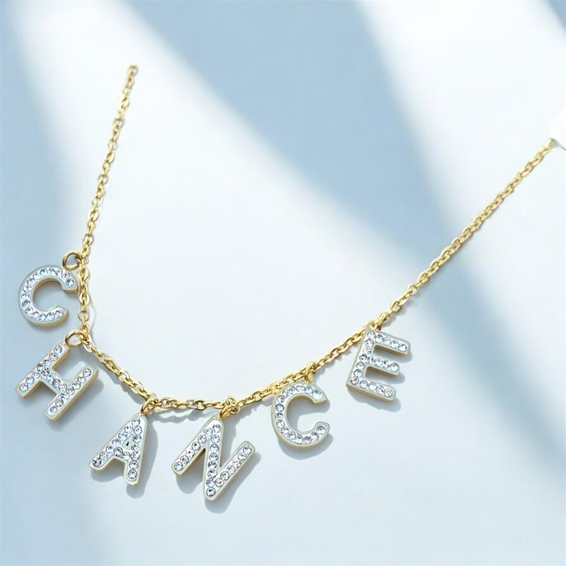 Collier Lettres Suspendues "Amour"... - AlbertineAndTheSun