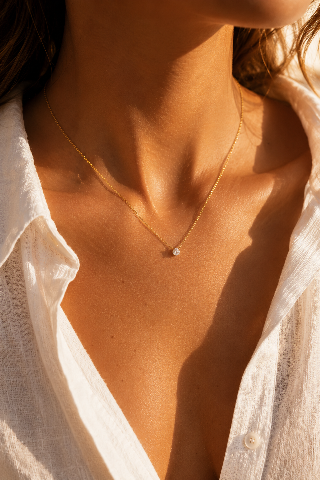 Bracelet Chaîne Fine Dorée Zirconium Scintillant — Bijou Délicat Bohème, Layering Minimaliste, Cadeau Femme