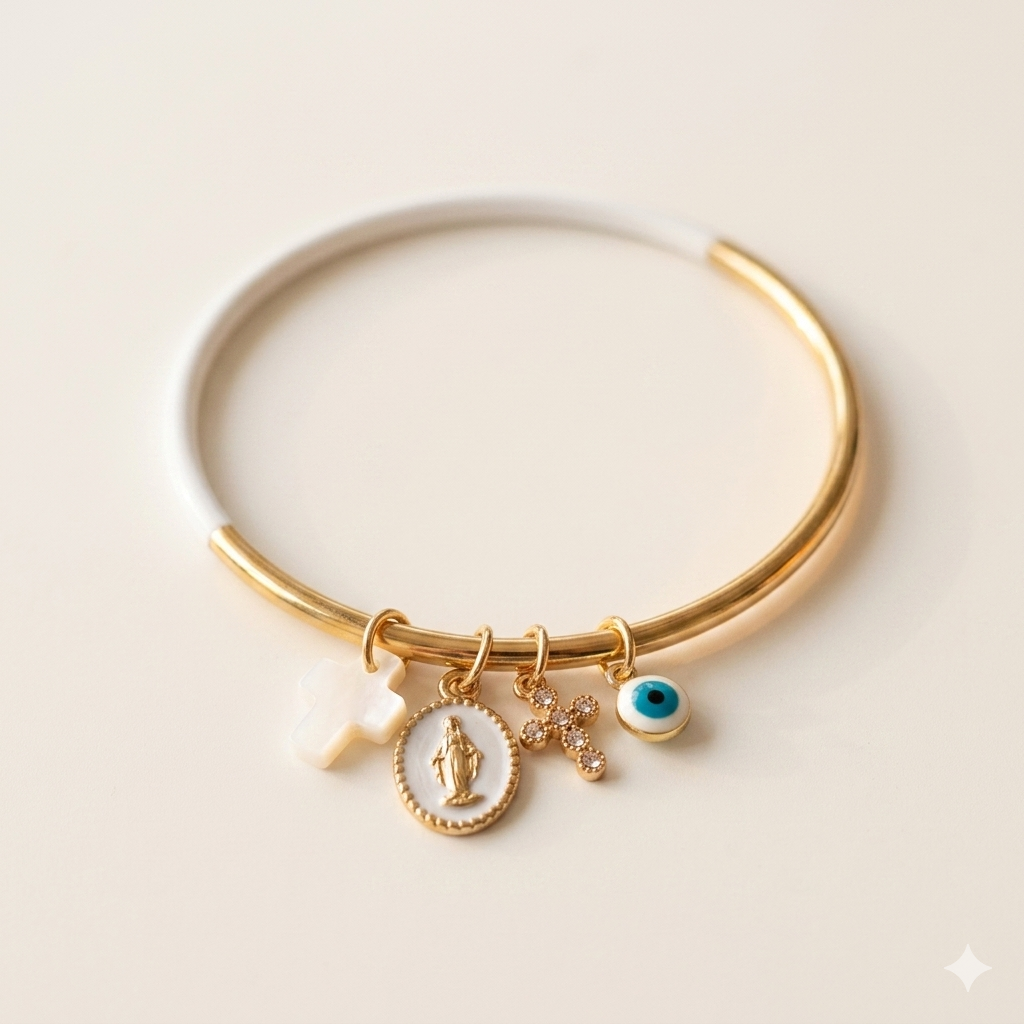 White Rush "Madonna" - Protective Religious Charm